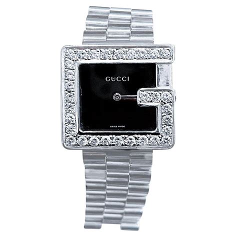 gucci diamond g watch|gucci watch diamond bezel.